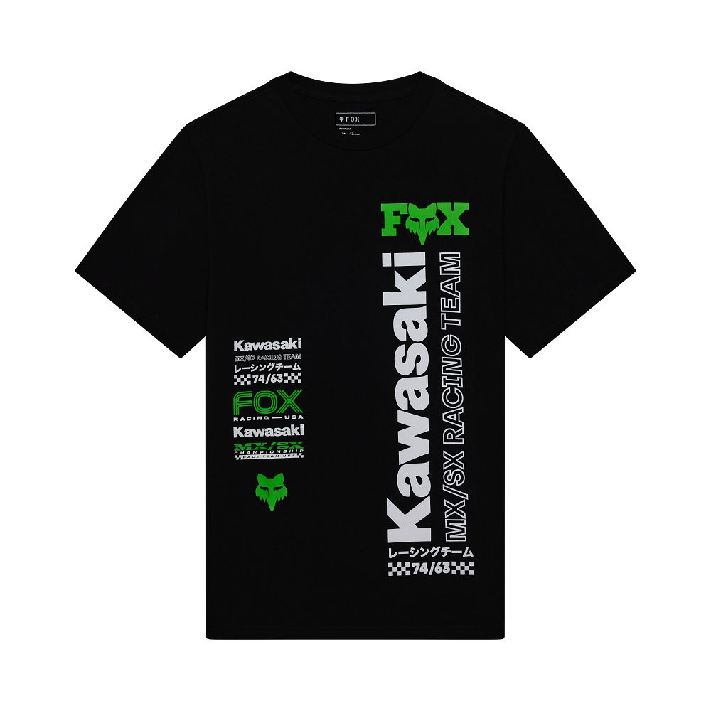 MOŠKA KRATKA FOX X KAWASAKI-Black-M - second image