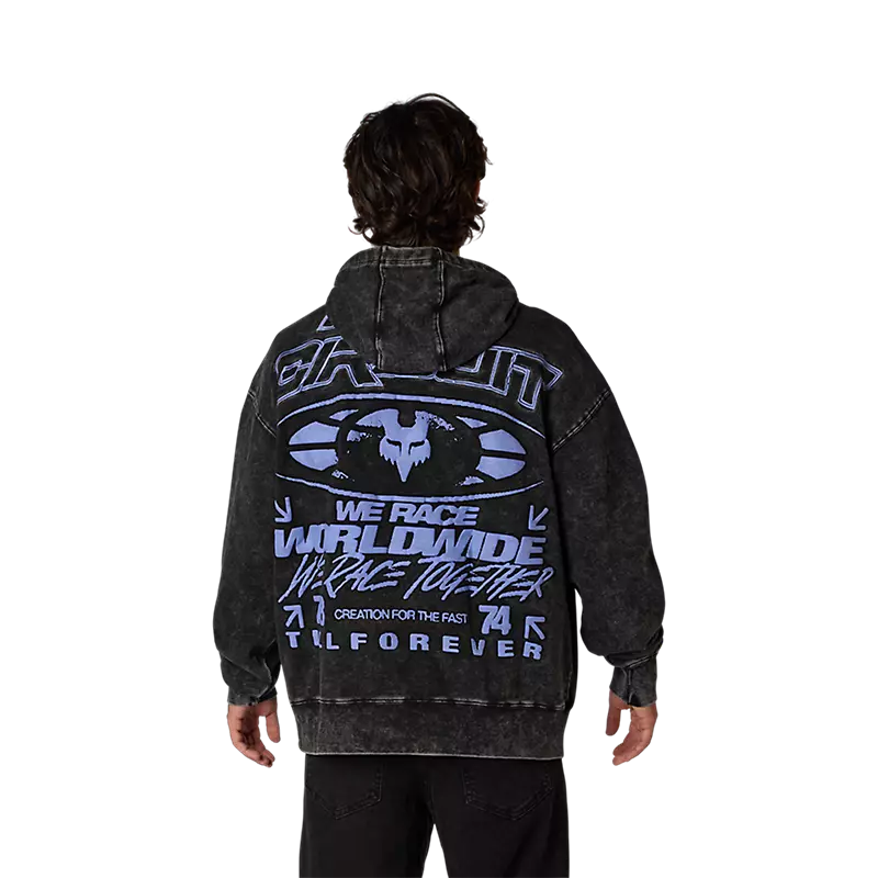 MOŠKI PULOVER FOX "OVERSIZED" PRO CIRCUIT-Black-M - second image