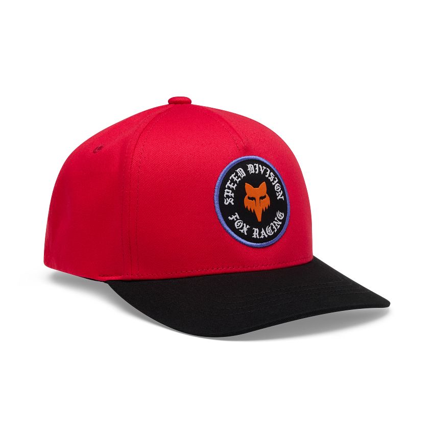 OTROŠKA KAPA S ŠILTOM FOX BADGE-Red