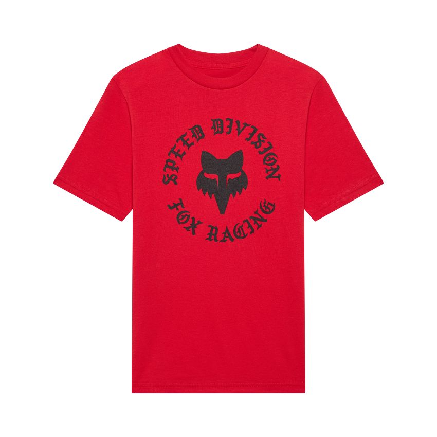 OTROŠKA KRATKA MAJICA FOX BADGE-Red-S