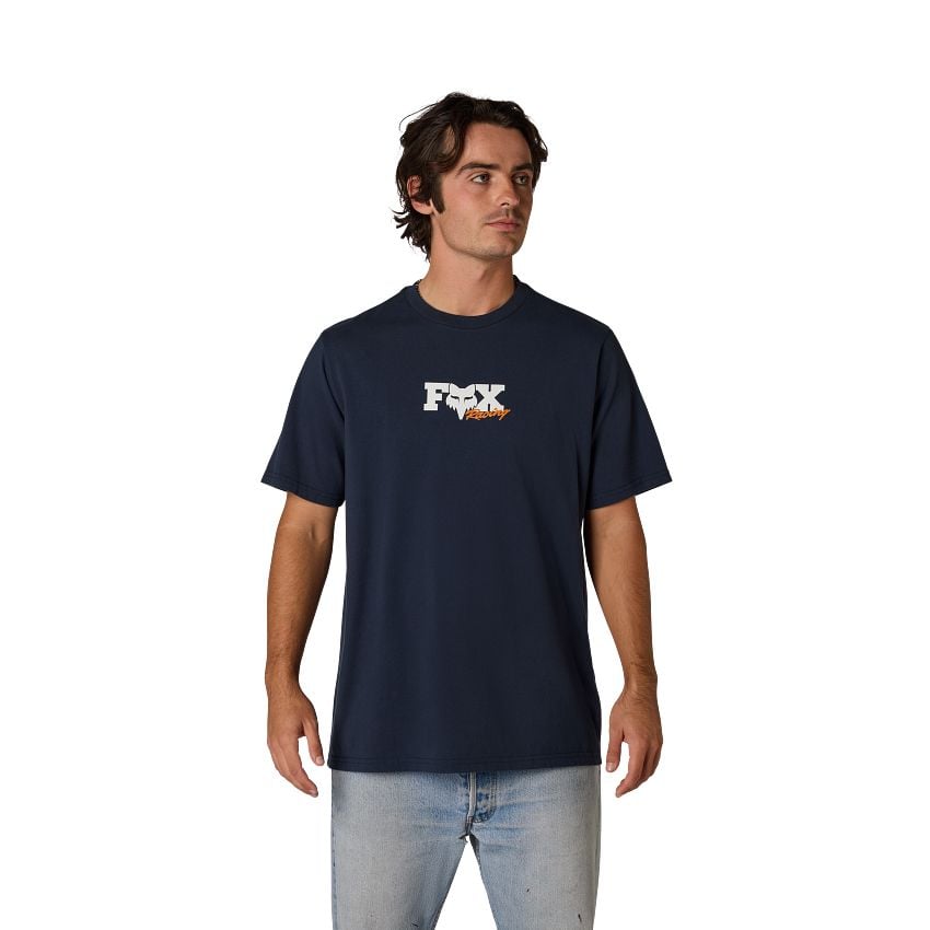 KRATKA MAJICA FOX CHECKER 195-Dark blue-S
