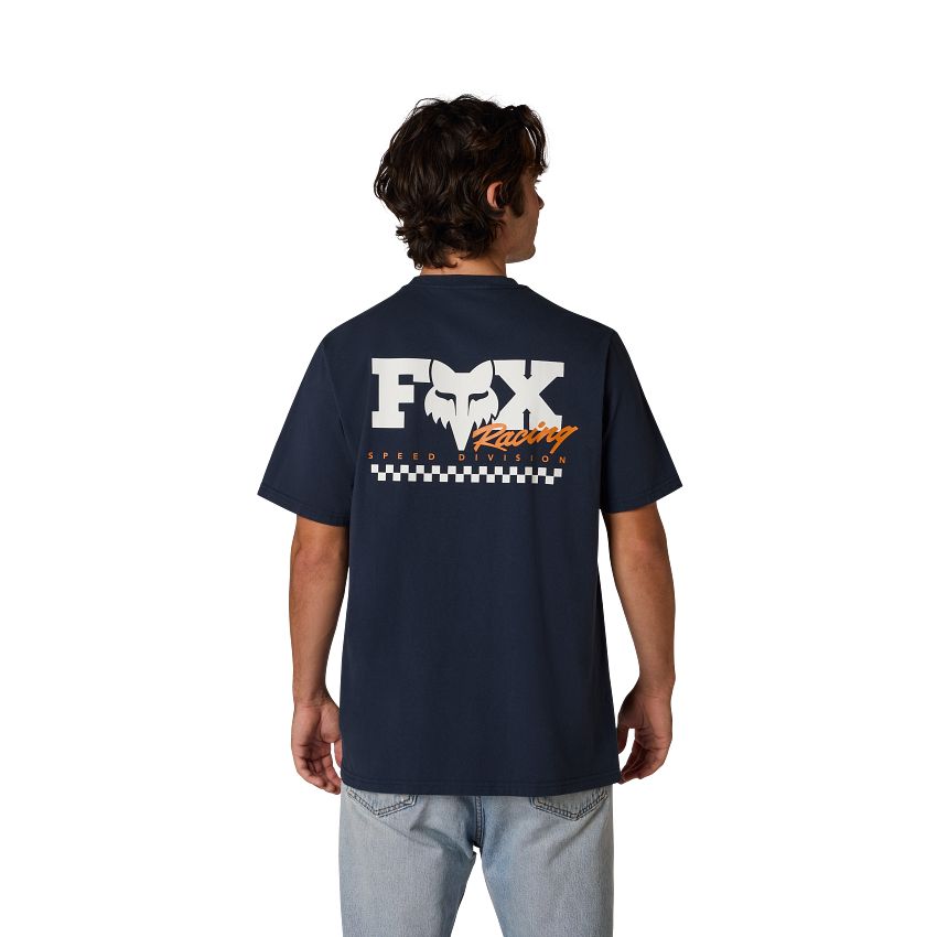 KRATKA MAJICA FOX CHECKER 195-Dark blue-S - second image