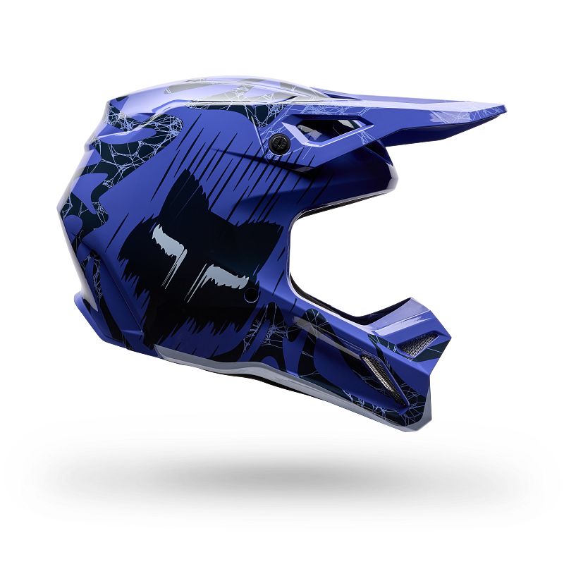 MOTOKROS ČELADA FOX V1 DIFFUSE-Purple-M