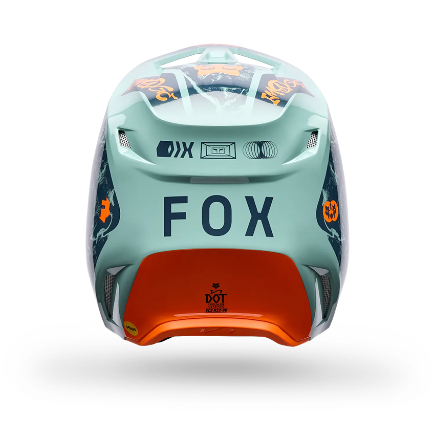 MOTOKROS ČELADA FOX V1 IMAGE PRINT-Blue-M-V1 - second image