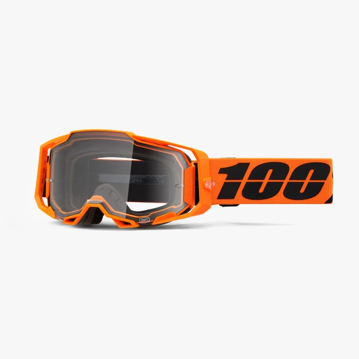 100% ARMEGA MOTO/MTB GOGGLI (ORNG/CLR LNS)