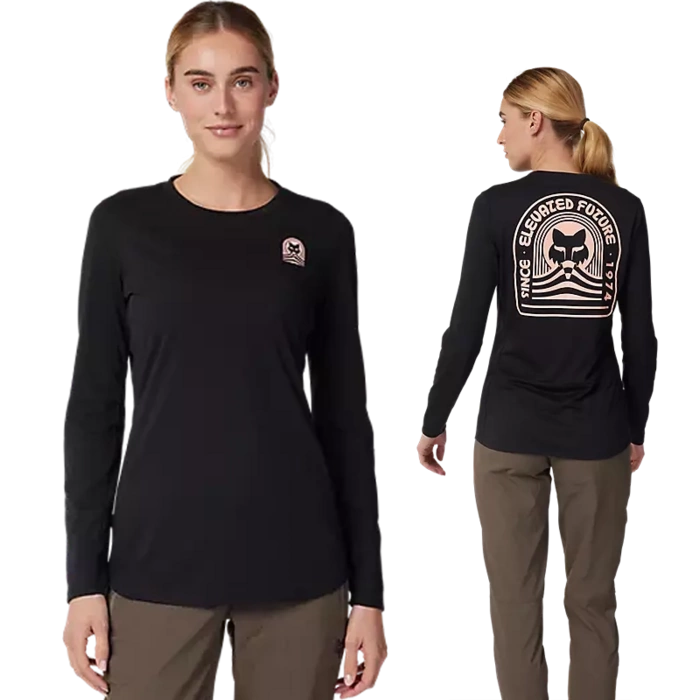 W RANGER DR LS JERSEY [BLK] XS