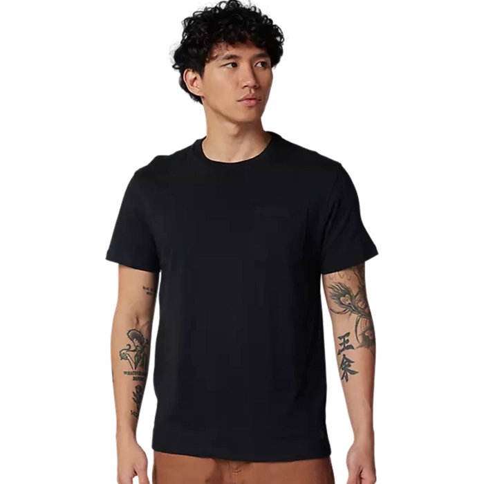LEVEL UP SS PKT TEE [BLK] M