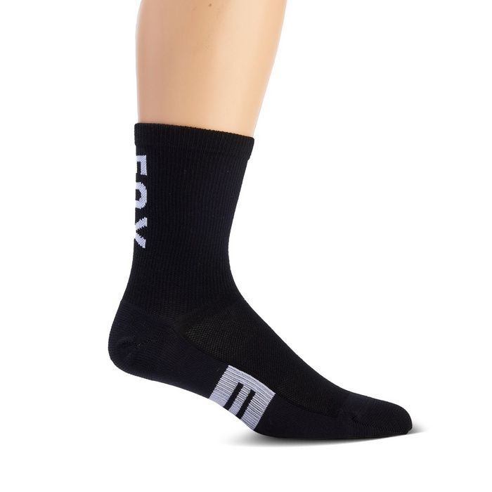 6" FLEXAIR MERINO SOCK [BLK] L/XL
