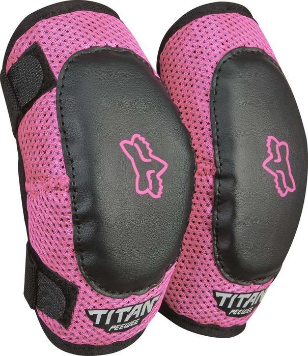 OTROŠKI MOTOKROS ŠČITNIKI PEEWEE TITAN M/L KOMOLČNIKI FOX [BLK/PNK]
