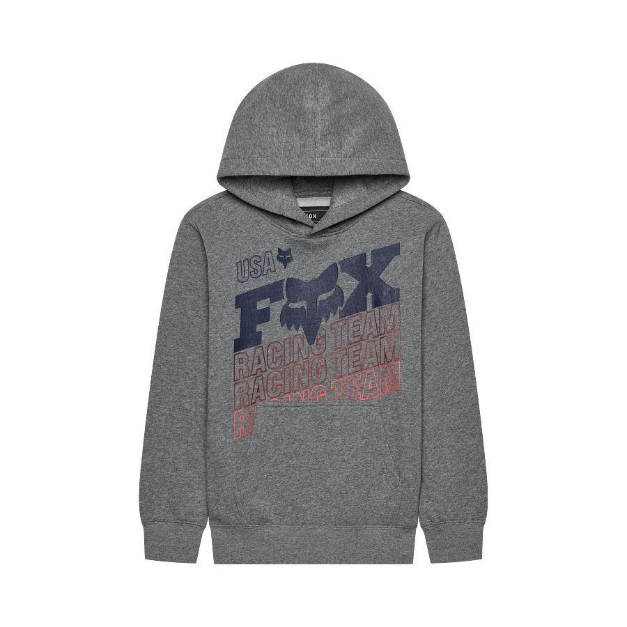 OTROŠKI PULOVER S KAPUCO FOX COLDPRESS-Grey-S