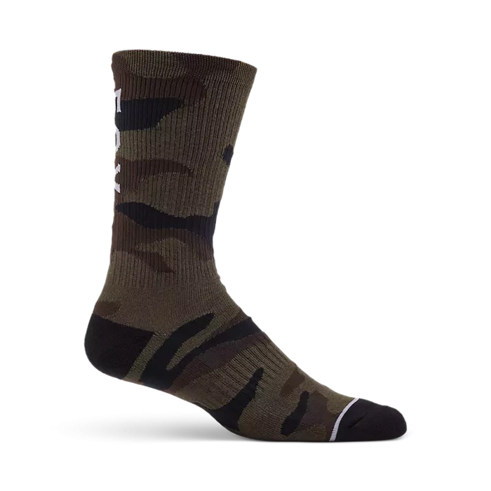 FOX CAMO CREW SOCK [GRN CAM] L/XL