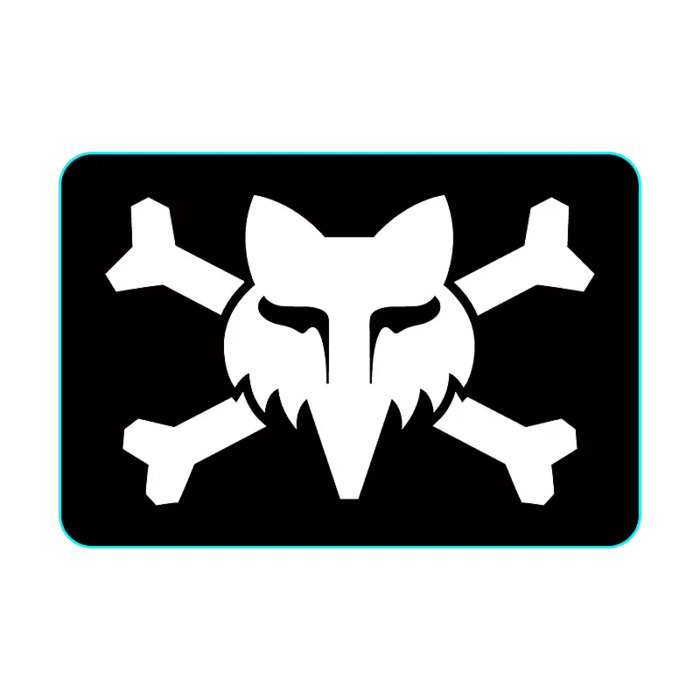 FOX ZMAGOVALNA NALEPKA 3" (7,6CM) [BLK]