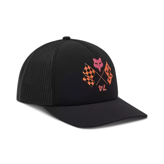 RACE TRUCKER KAPA S ŠILTOM FOX [BLK]