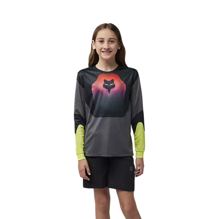 YTH RANGER LS JERSEY REVISE [BLK/PNK] YL