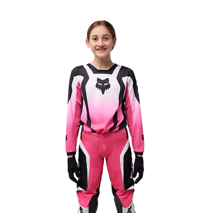 YTH GIRLS 180 LEAN JERSEY [BLK/PNK] YL