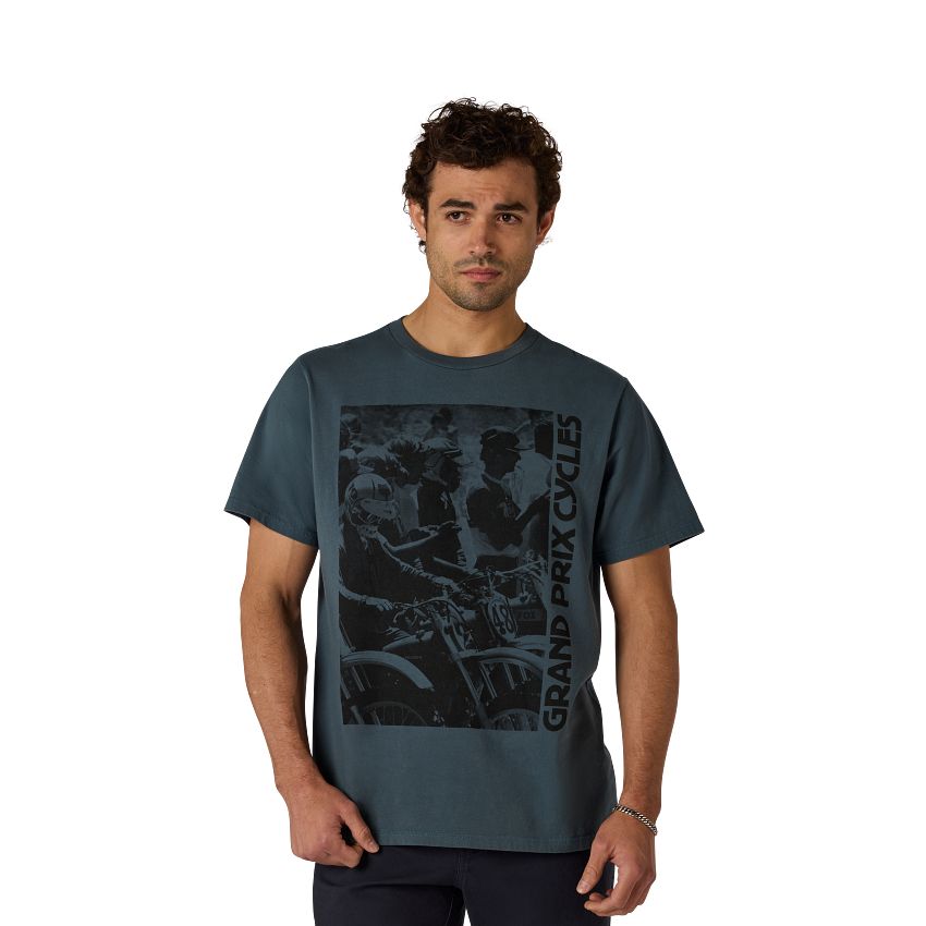 KRATKA MAJICA FOX CIRCA 74 195-Dark blue-S