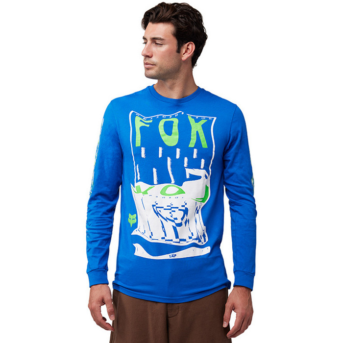 RACE GRAPHIC LS PREM TEE 4 [BLU] M
