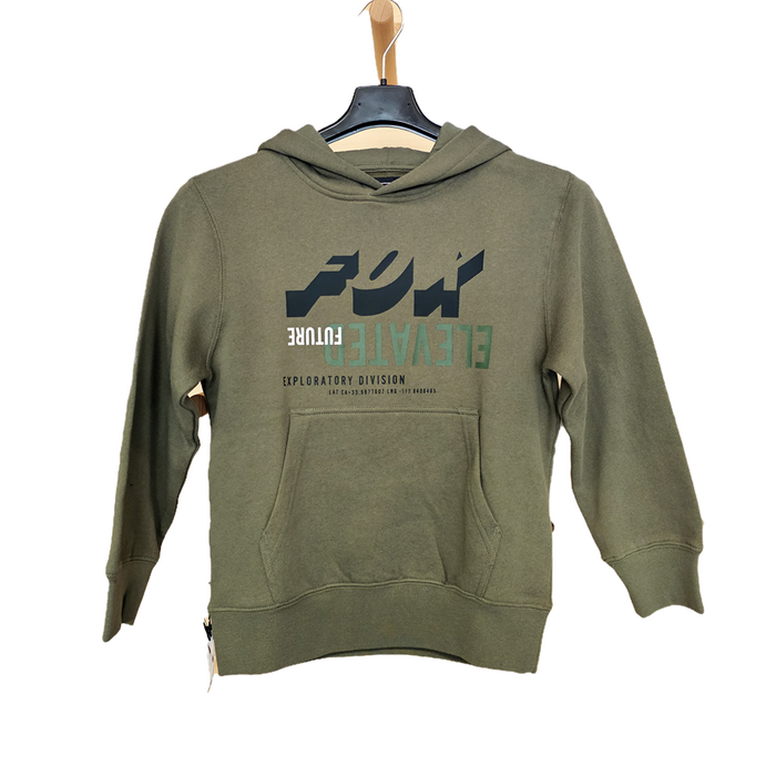 YTH ELEVATED FLEECE PO [OLV GRN] YM