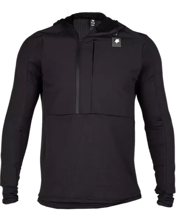 DEFEND THERMAL HOODIE [BLK] S - second image
