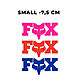 F HEAD X NALEPKA FOX 3" (7,5cm)