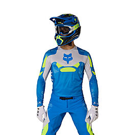 MOTOKROS MAJICA FOX FLEXAIR TACTILE-Blue-S