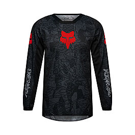 OTROŠKA MOTOKROS MAJICA FOX 180 ABYSS-Black-S
