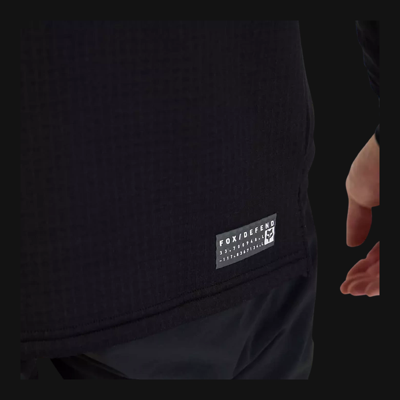 DEFEND THERMAL CYCLING JERSEY WITH HOOD