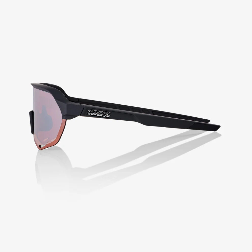 CYCLING GLASSES 100% S2 HiPER® (BLK/SLVR LNS)