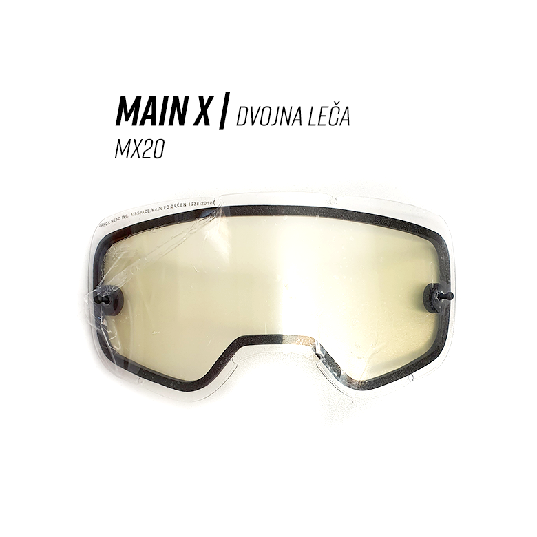 AIRSPACE/MAIN MX20 DUAL LXN LENS [CLR]