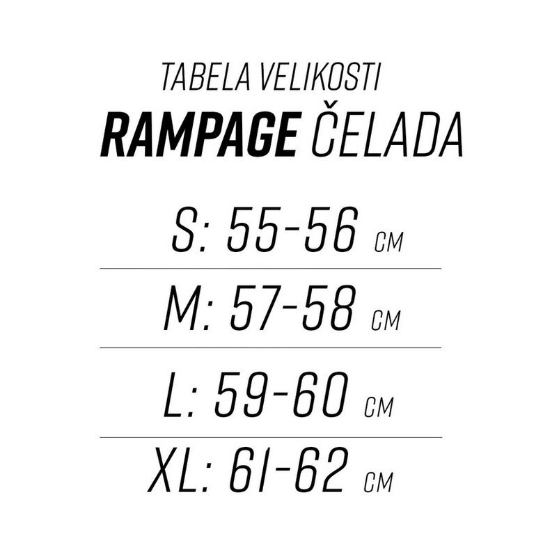 RAMPAGE MIPS FULL FACE KOLESARSKA ČELADA FOX, CE