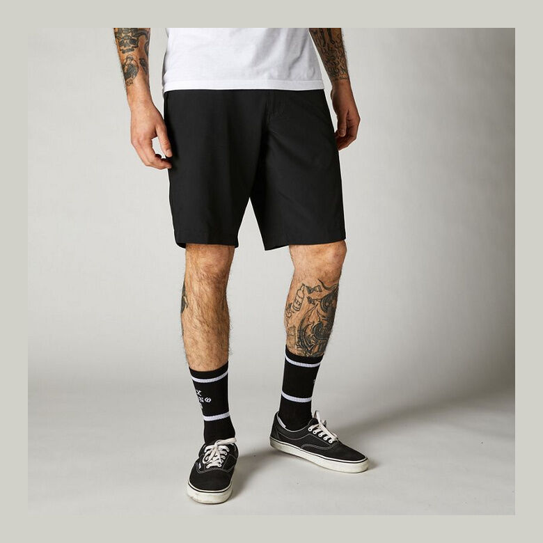 ESSEX HYBRID TECH STRETCH SHORTS [BLK]