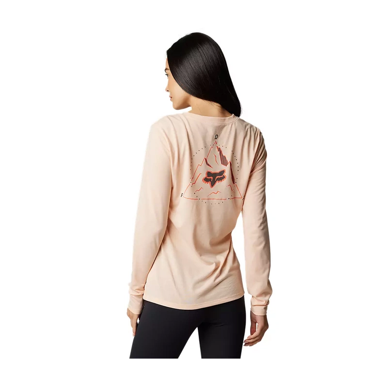 WOMENS FINISHER LONG SLEEVE DRIRELEASE® TEE [LT PNK]