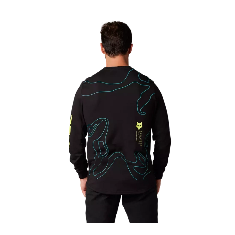 RANGER DR LONG SLEEVE MTB JERSEY FOX - LUNAR