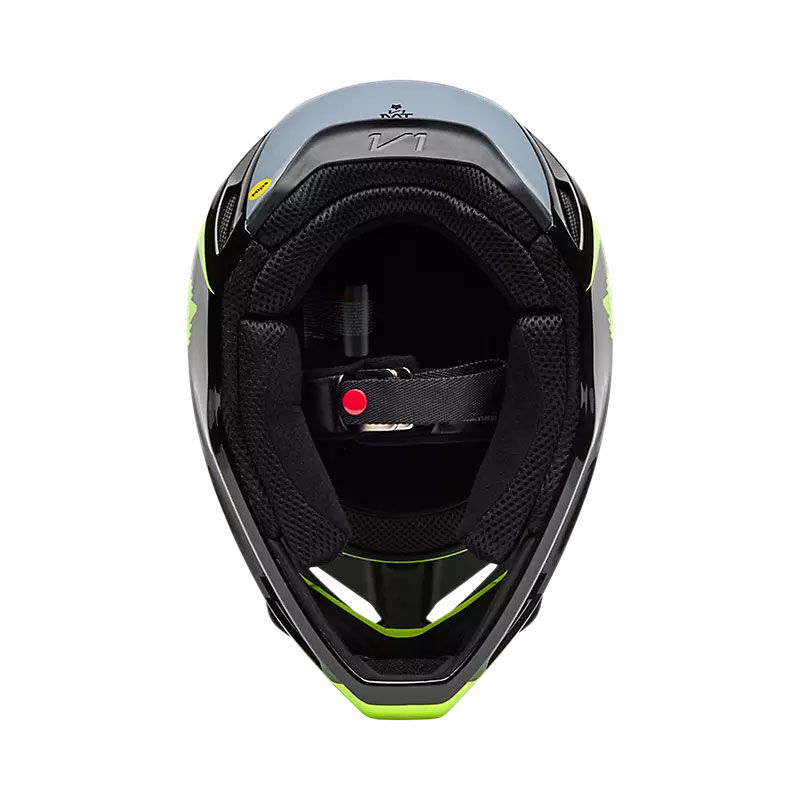 V1 FLOW MOTOKROS ČELADA FOX  [BLK/YLW]