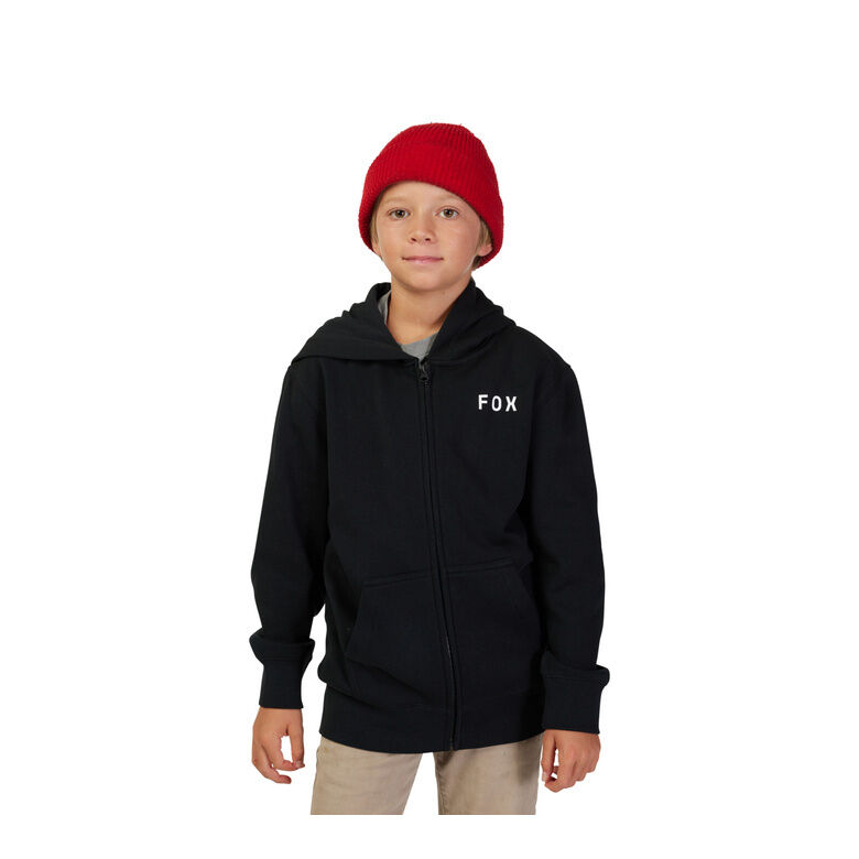 YOUTH FLORA ZIP HOODIE [BLK]
