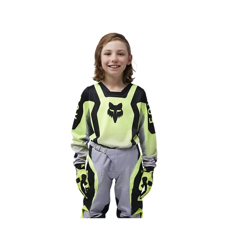 180 LEAN KIDS MOTOCROSS KIT FOX [FLO YLW]