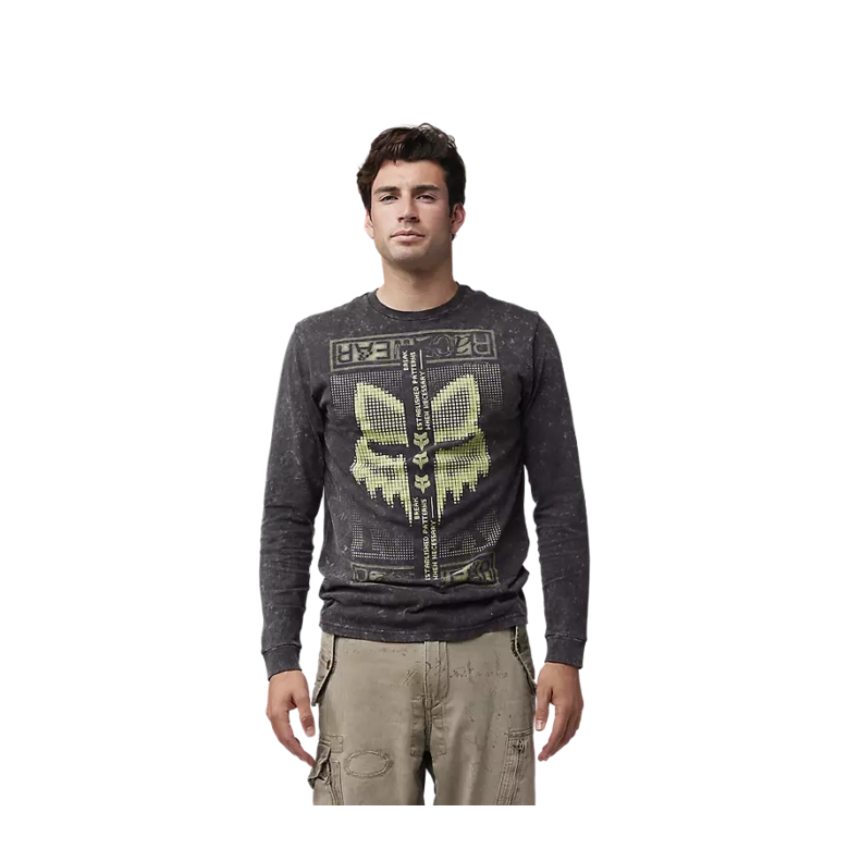 THROTTLE MEN'S LONG SLEEVE SHIRT FOX