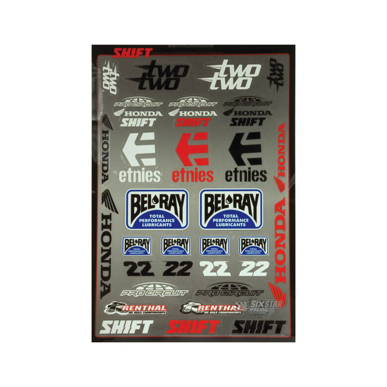 Two Two Motorsports Sticker Kit No Color No Size