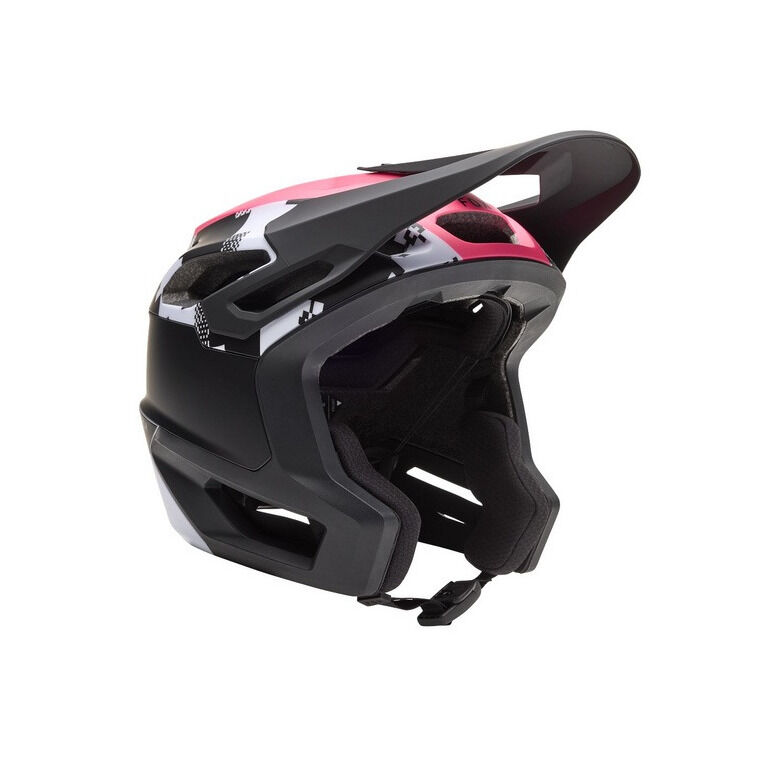 DROPFRAME PRO MTB HELMET FOX, CE [BLK/WHT] M