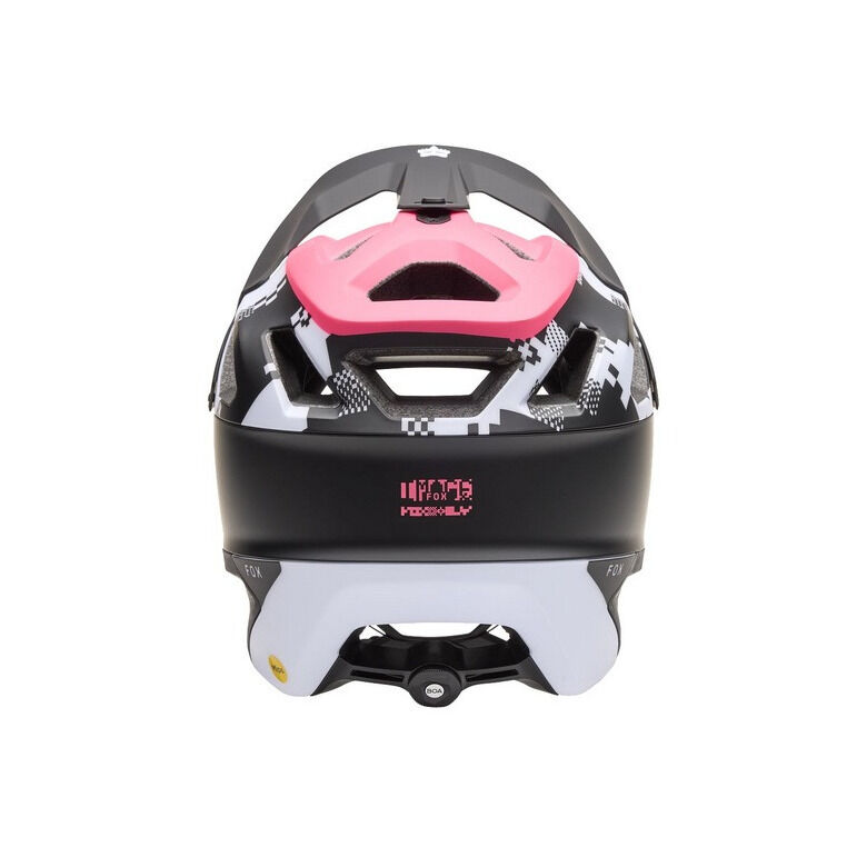 DROPFRAME PRO MTB HELMET FOX, CE [BLK/WHT] M