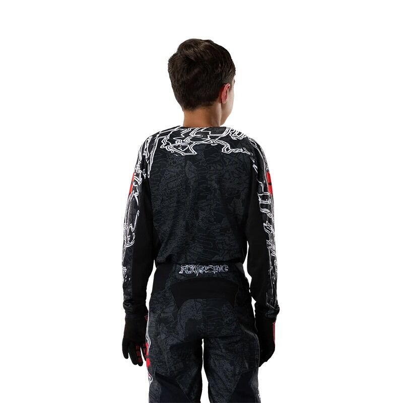 KIDS MOTOCROSS SET FOX 180 ABYSS