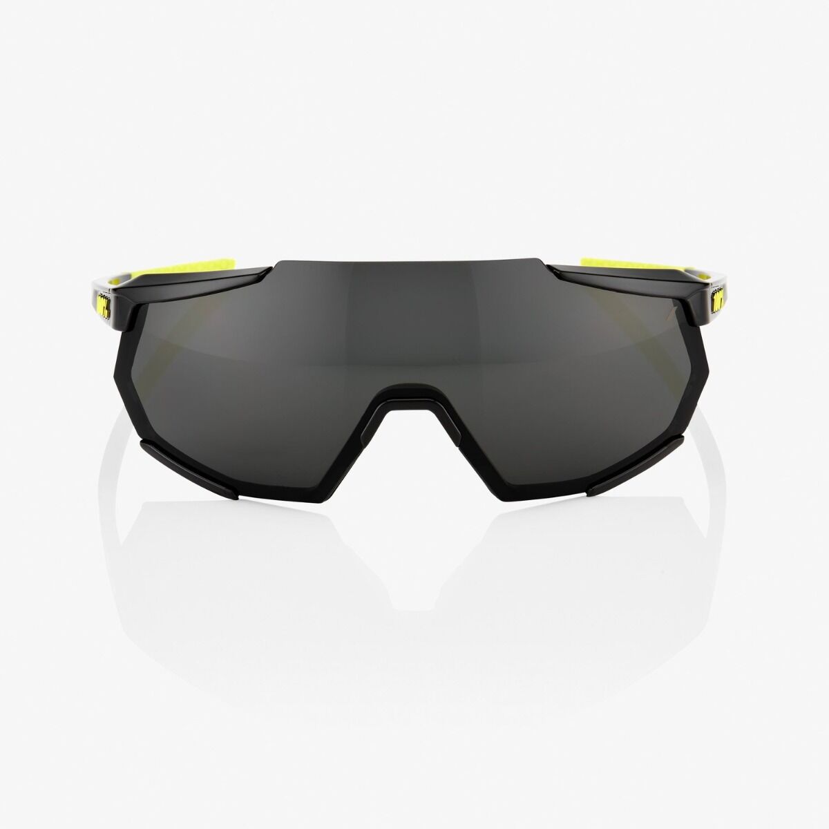 100% RACETRAP MTB SUNGLASSES GLOSS BLACK W/ SMOKE LENS