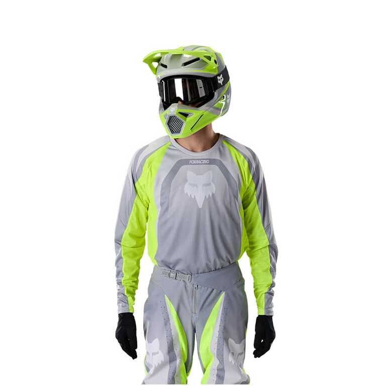 MOTOCROSS COMBO FOX 180 FRAME (GRY/YLW)