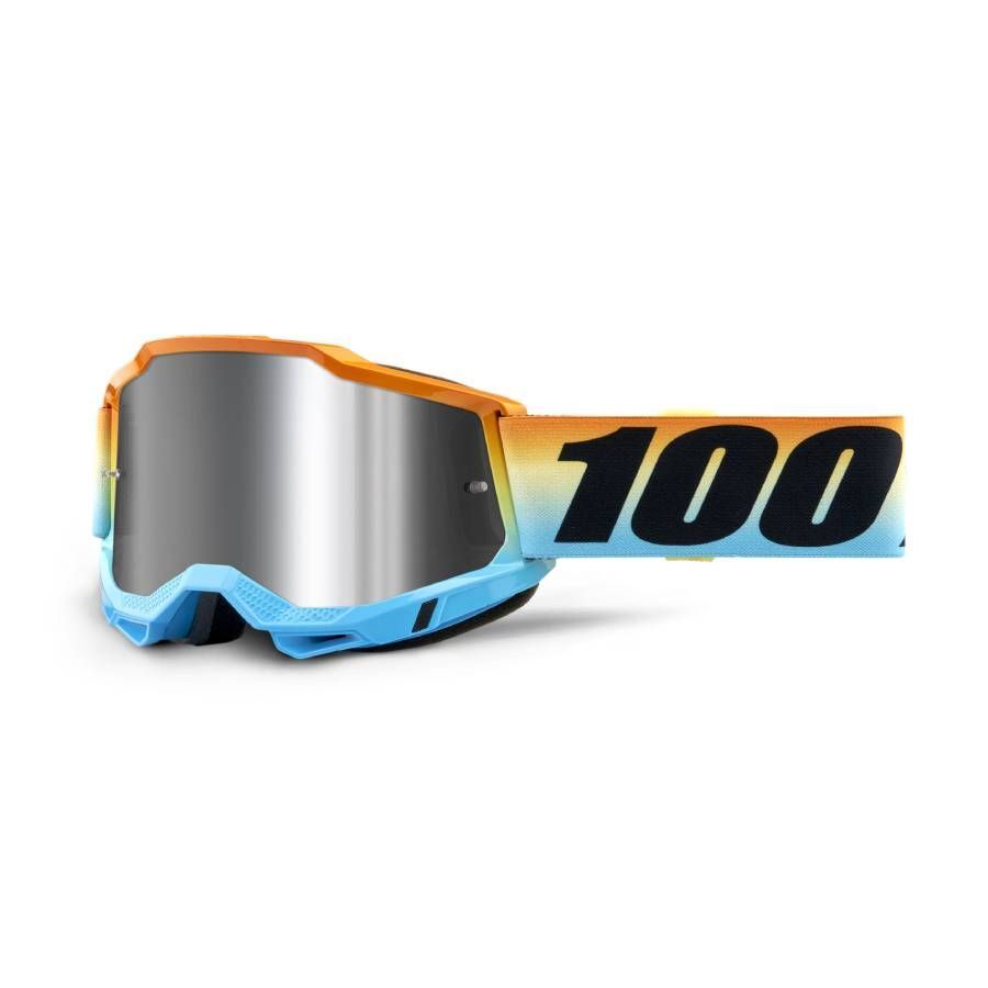 100% ACCURI 2 GOGGLI SUNSET S FLASH SILVER LEČO