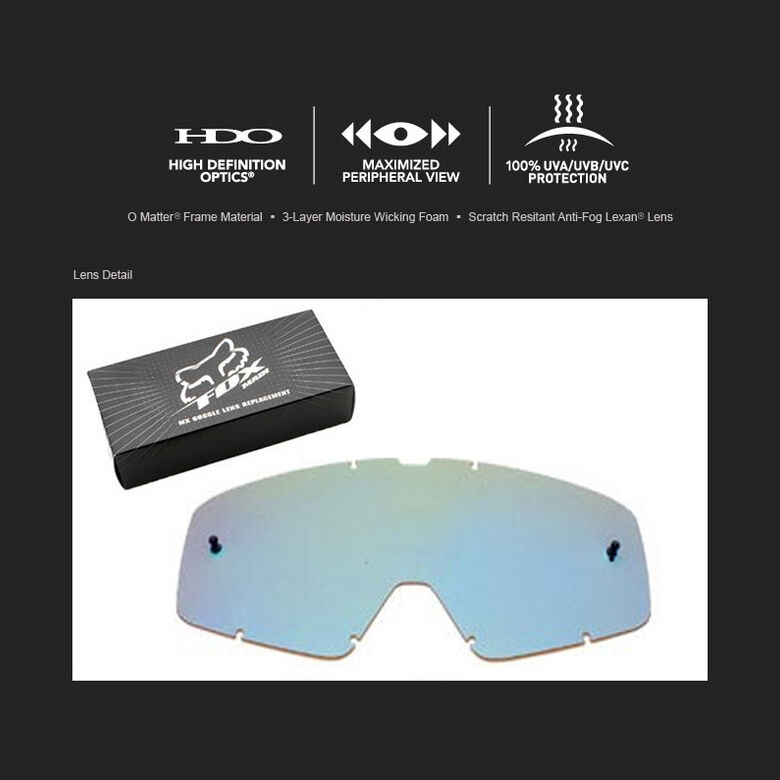 MAIN Fox Fire Anti-Fog replacement lens