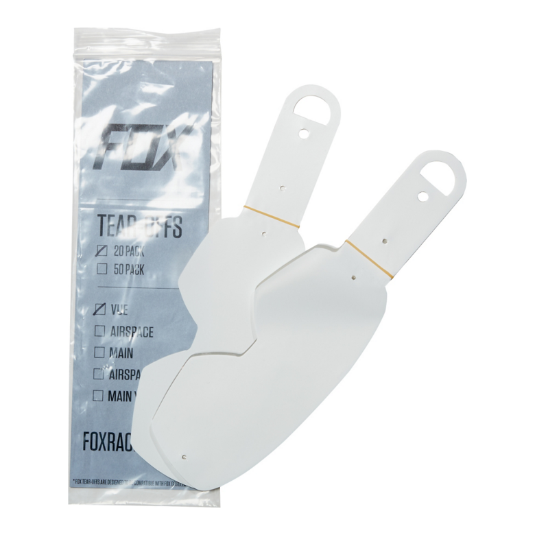 VUE Standard Tear-Offs - 20 Packs [Clear]