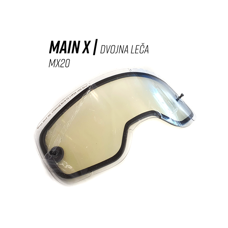 AIRSPACE/MAIN MX20 DUAL LXN LENS [CLR]