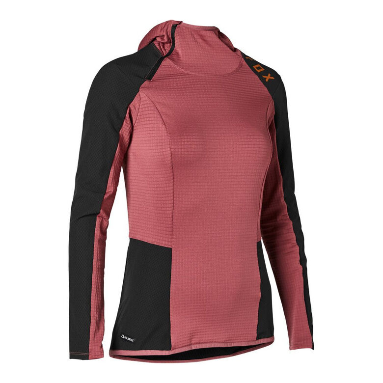 DEFEND THERMAL WOMEN'S CYCLING JERSEY WITH HOOD FOX