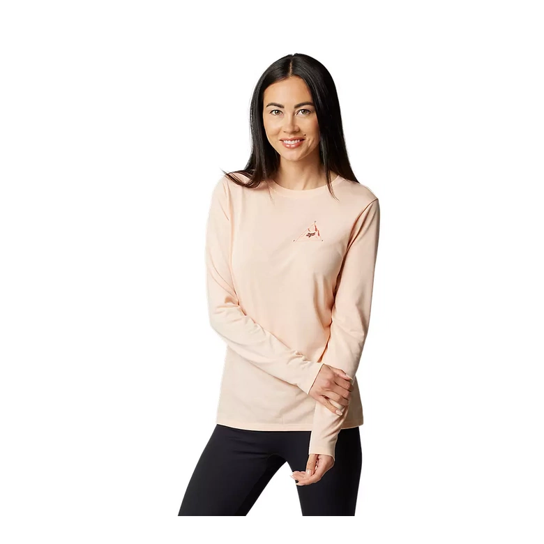 WOMENS FINISHER LONG SLEEVE DRIRELEASE® TEE [LT PNK]