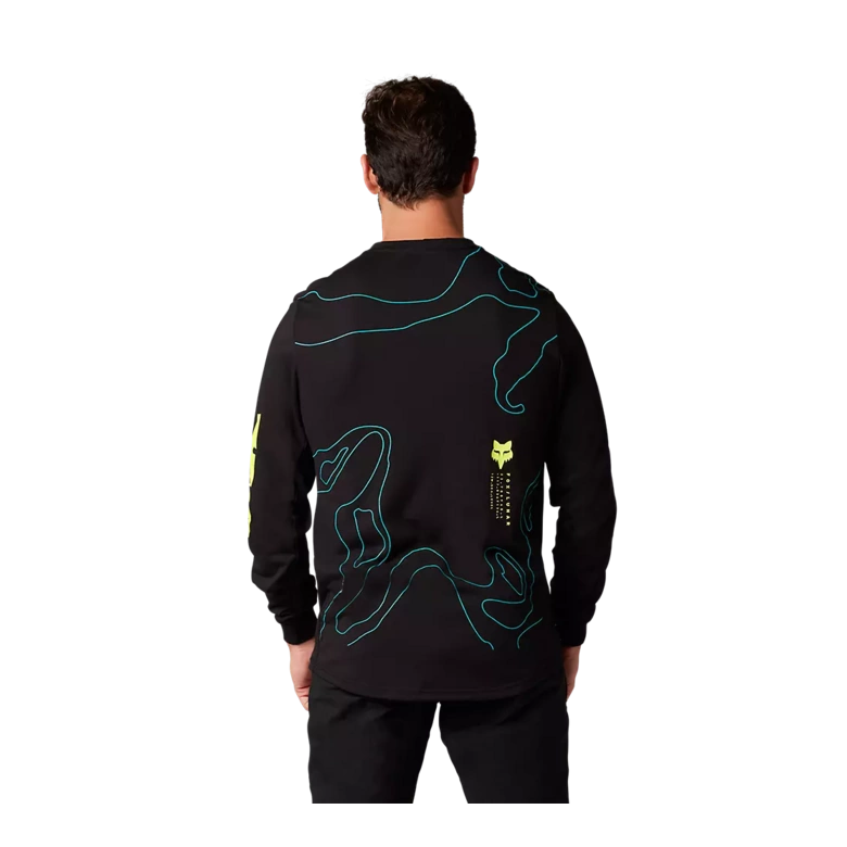 RANGER DR LONG SLEEVE MTB JERSEY FOX - LUNAR